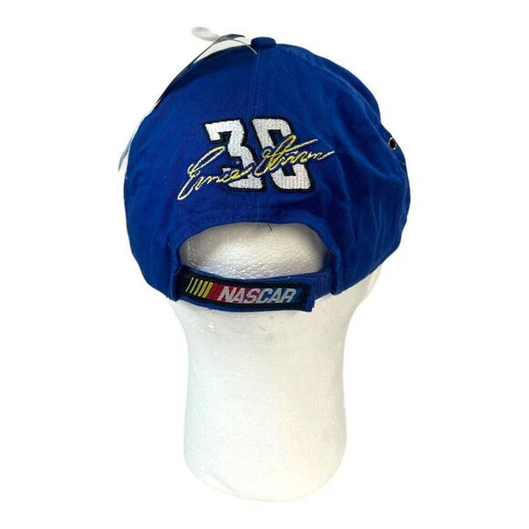 Skittles Racing Team Ernie Irvin Blue Baseball Hat Cap Nascar Strapback “READ” - Picture 8 of 11